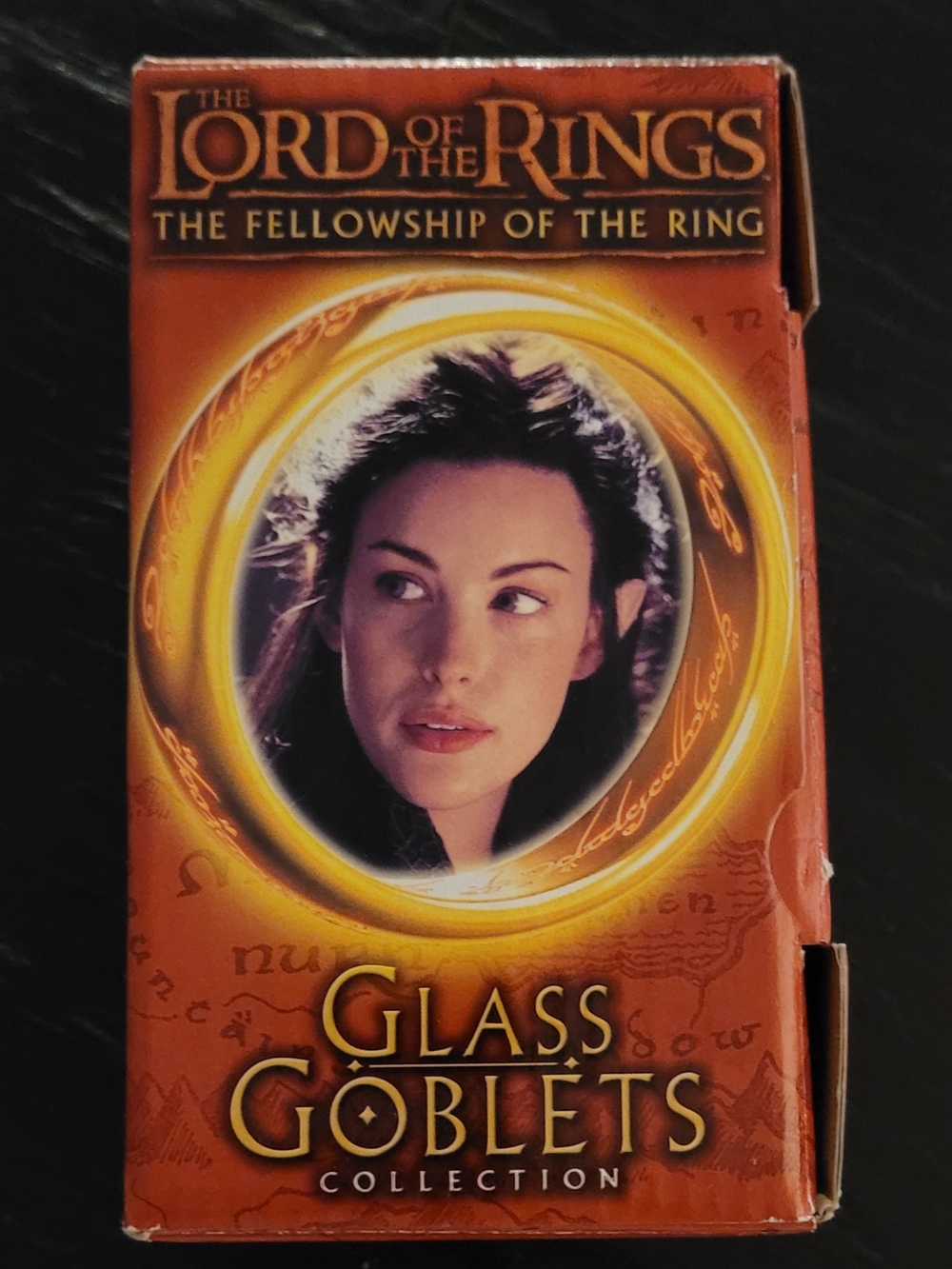 The Lord of the Rings: Glass Goblets Collection - Orange Box